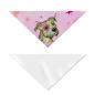 Preview: Hunde-Bandana Calli Callmund - Popart Hundedesign, 100 % Polyester, 70x30 cm, verstellbar, waschbar
